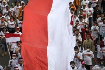 Kirab Merah Putih di Jakarta