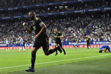 Benzema bawa Madrid tundukkan Espanyol 3-1 di kandangnya