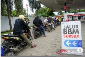 Polisi siaga amankan dampak kenaikan harga BBM subsidi di Palembang