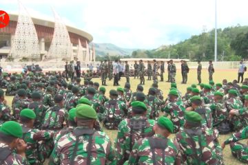 3.408 personil TNI-Polri diterjunkan saat kunjungan Presiden ke Papua
