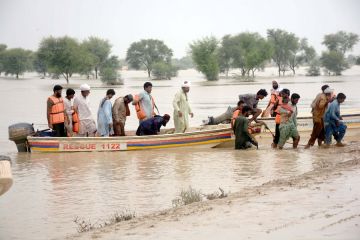 Lebih dari 33 juta orang dan 72 distrik di Pakistan terdampak banjir
