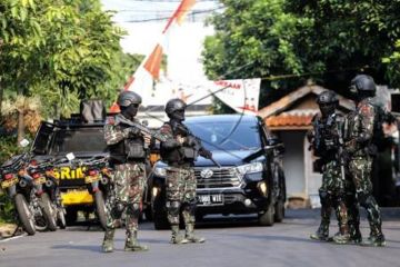 Penjagaan Jelang Rekonstruksi Pembunuhan Brigadir J