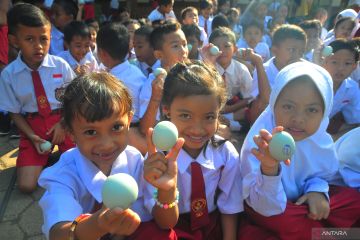 Gerakan gemar makan telur bagi anak