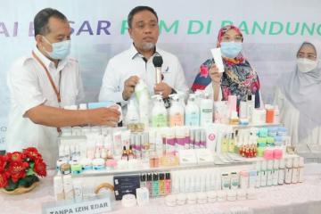 BBPOM Bandung sita ribuan kosmetik ilegal dari delapan daerah