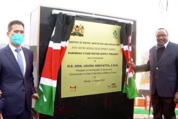 Bendungan Karimenu II di Kenya resmi beroperasi