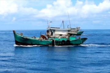 Dua kapal ikan asal Vietnam ditangkap di perairan Natuna Utara
