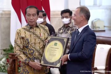 Indonesia terima penghargaan ketahanan pangan dari IRRI