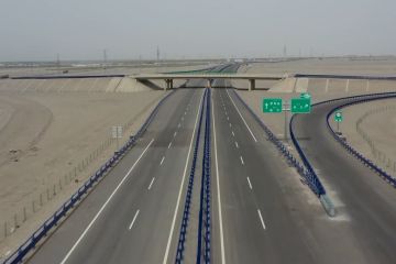 Jalan tol baru di Xinjiang China resmi dibuka