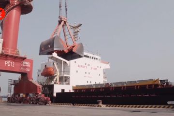 Kapal pertama yang angkut gandum Ukraina tiba di Djibouti