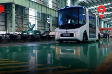 Kendaraan nirawak 5G mulai digunakan di Guangxi, China