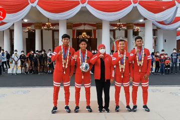 Khofifah undang pemain Timnas U16 asal Jatim ke Gedung Negara Grahadi