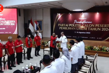 KPU sebut berkas 6 dari 9 parpol yang mendaftar telah lengkap