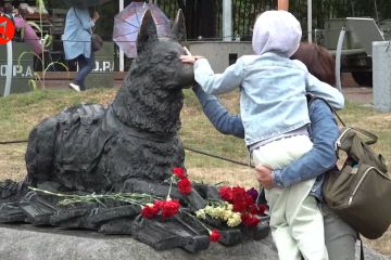 Hari Anjing Garis Depan diperingati di Victory Museum Moskow