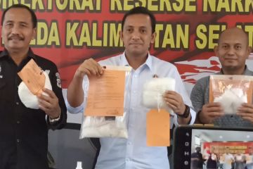 Polda Kalsel gagalkan peredaran narkoba diduga asal jaringan Malaysia