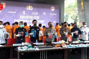 Polri amankan 16 ribu ekstasi dari empat jaringan