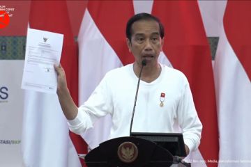 Presiden Jokowi berikan 2.700 NIB kepada pelaku UMKM di Papua