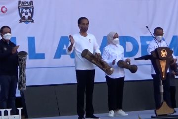 Presiden Jokowi resmikan Papua Football Academy