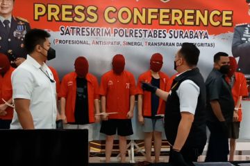 Polisi ungkap sindikat judi daring di Surabaya