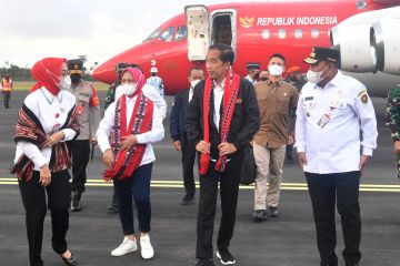 Presiden lanjutkan kunjungan kerja ke Kepulauan Tanimbar Maluku