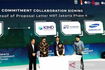 Tiga BUMD DKI teken kerja sama dengan investor asing di JIF 2022