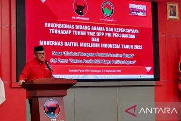 PDIP siap jaga Pemilu 2024 dengan damai tanpa politik identitas