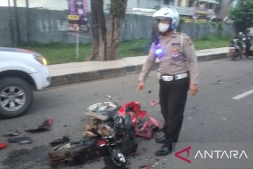 Pengendara motor sport tewas akibat kecelakaan di Palembang
