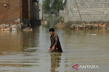 Korban jiwa banjir Pakistan bertambah 57, termasuk 25 anak-anak