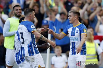 Liga Inggris:  Brighton & Hove Albion kalahkan Leicster City 5-2