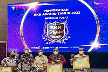 Kemenkumham sabet dua penghargaan BKN Award 2022