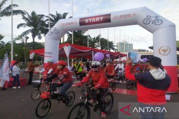 Setjen DPR sosialisasikan P20 melalui "P20 Friendship Ride & Run"