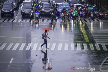 BMKG: Jakarta diguyur hujan pada Senin siang