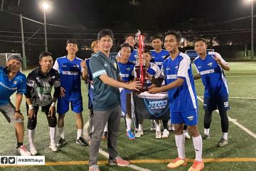 Tim N700 Supreme rebut Juara 1 turnamen Futsal KBRI Tokyo