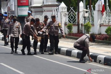 Unjuk rasa menolak kenaikan harga BBM di Mataram berjalan aman