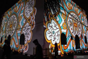 Video mapping Jogja World Heritage Week