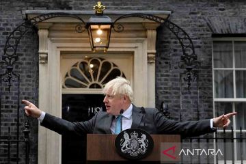 Mantan PM Inggris Boris Johnson adakan kunjungan mendadak ke Ukraina