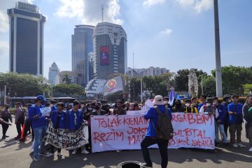 4.000 personel amankan demo terkait BBM di kawasan Monas