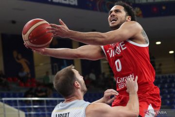 Turnamen Basket Eropa: Turkiye kalahkan Belgia 78 - 63
