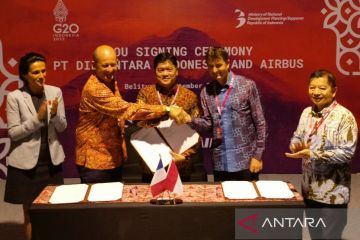 MoU PT DI - Airbus naikkan partisipasi industri dirgantara di global