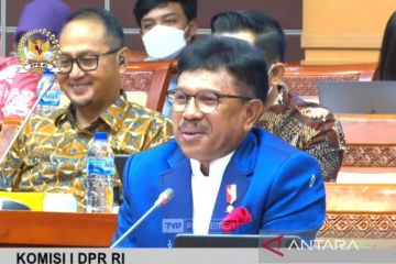 Kemenkominfo laporkan anggaran Rp19,7 triliun kepada Komisi I DPR