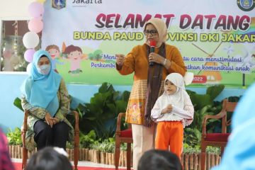 Senang mendongeng, Istri Anies edukasi peserta PAUD Jakut