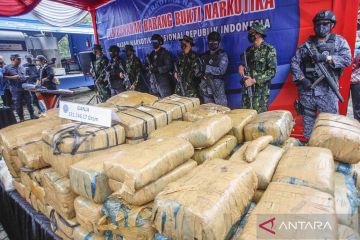 BNN musnahkan barang bukti narkotika 235 kilogram sabu