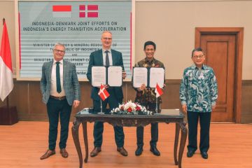 RI-Denmark teken kesepakatan kerja sama percepatan transisi energi
