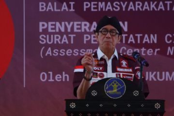 Menkumham resmikan aplikasi "Ascena" di Lapas Wirogunan Yogyakarta