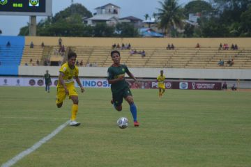 Persipal BU paksa Persewar Waropen bermain imbang