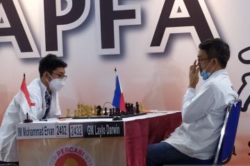 IM Ervan kalahkan GM Laylo pada laga pembuka Japfa Chess Festival 2022