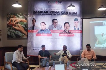 Survei Poligov: Publik puas kinerja pemerintahan Jokowi-Ma'ruf