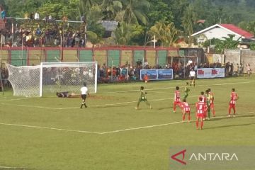 Penalti Marthen Raweyai bawa PSBS Biak kalahkan Deltras Sidoarjo 1-0