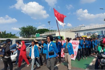 Ribuan personel gabungan disiagakan untuk amankan demo di Jakarta