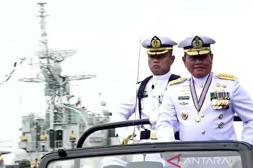Kepala staf TNI AL kunjungan kerja di Sulawesi Utara