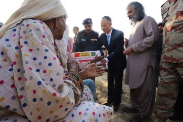 Pakistan distribusikan bantuan pangan sumbangan China Balochistan